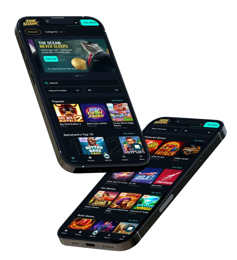 SpinShark Mobile Main